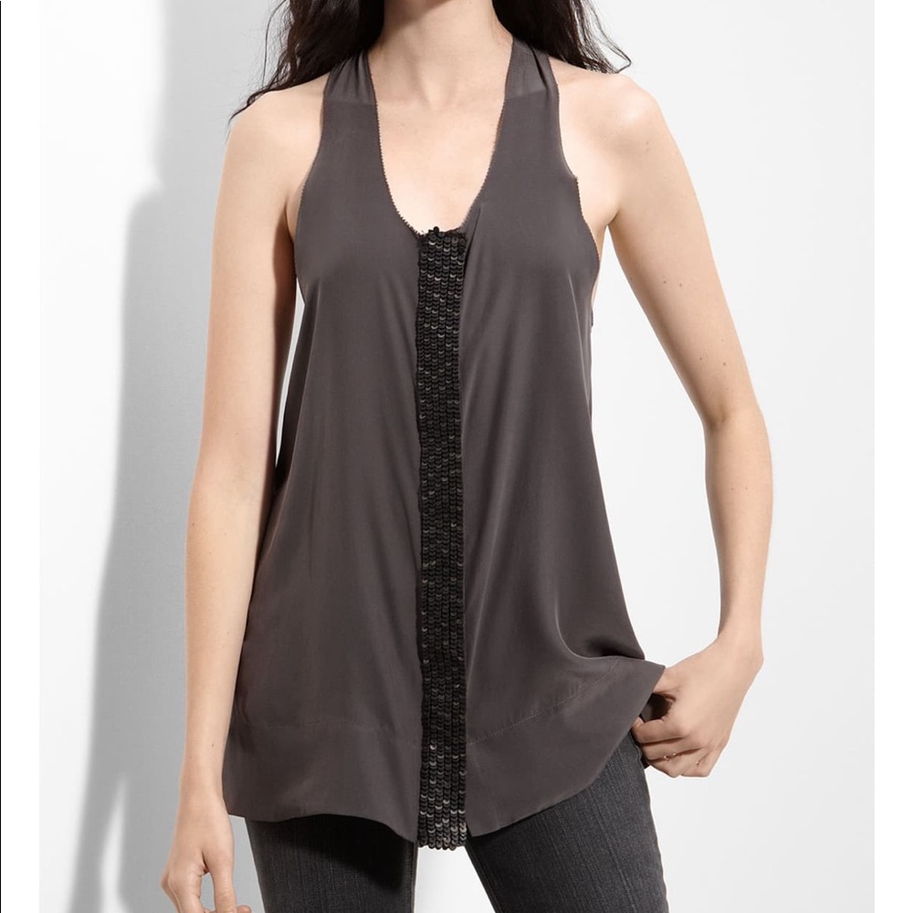 Rag and bone tank top with sequins